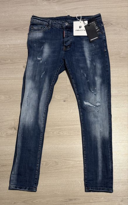 Blugi Dsquared2 albastri marimea M