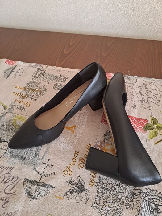 Официални модни обувки от естествена кожа