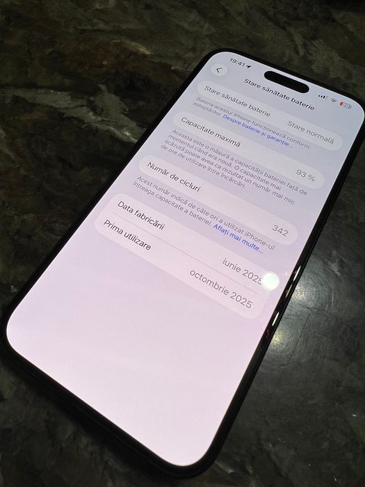 Iphone 16 PLUS ULTRAMARIME 93% sanatate