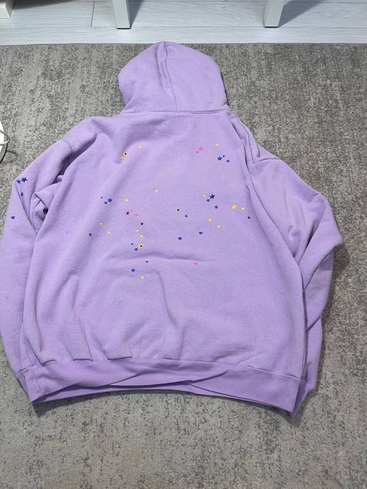 sp5der hoodie purple