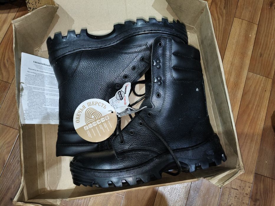 Берцы Бутекс с шерстью овцы