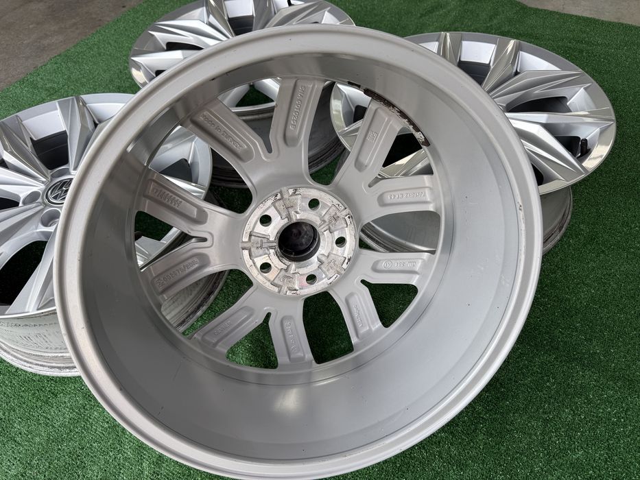 4бр. КАТО НОВИ 18” ОРИГИНАЛНИ Джанти 5х112 “KINGSTON” за -VW/AUDI/SEAT/SKODA- 7.0Jx18H2, ET43