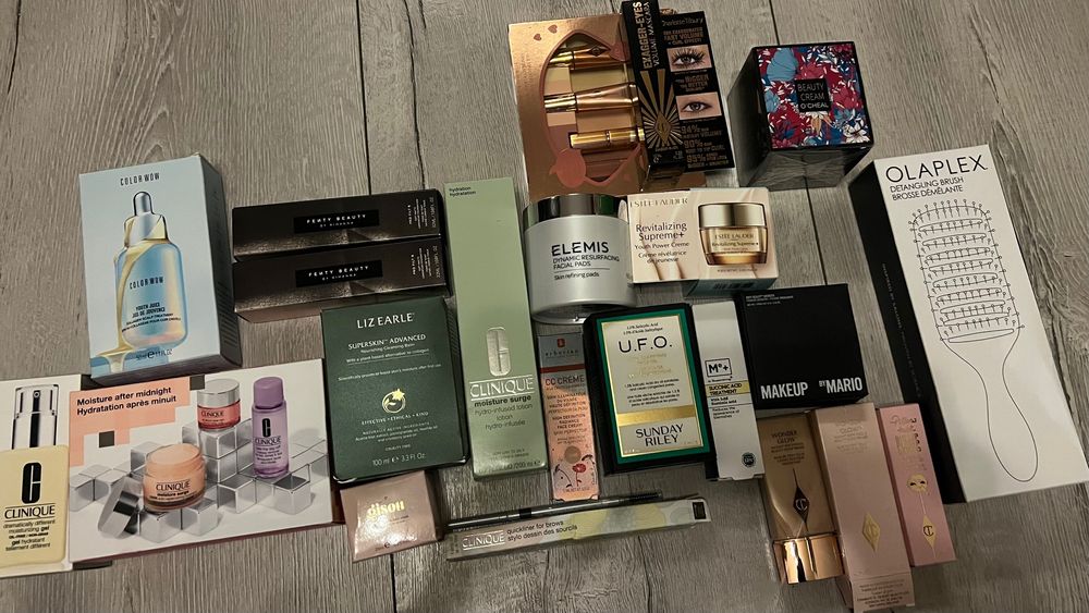Charlotte Tilbury,Medik8,paulas choice,estee lauder,laura mercier...