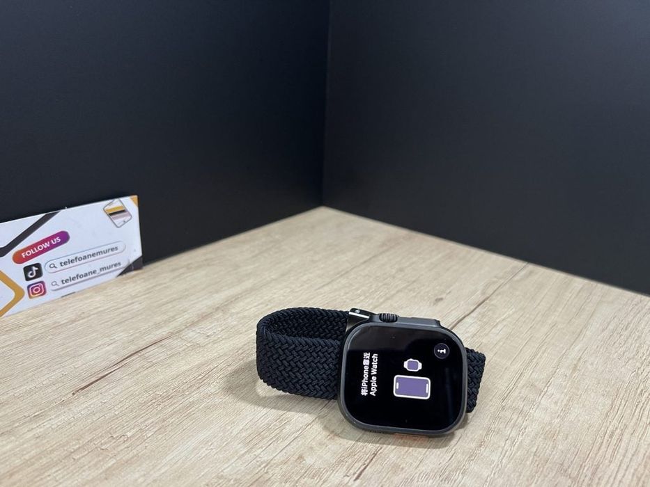 Apple Watch Ultra 2 49mm Black Titanium Second-Hand 2 ani garanție, Te