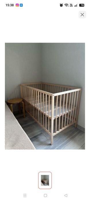 Продам детскую кроватку