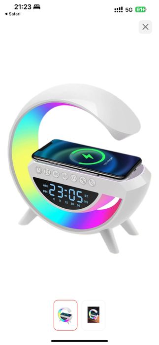 Светильник, часы (смарт, умный)