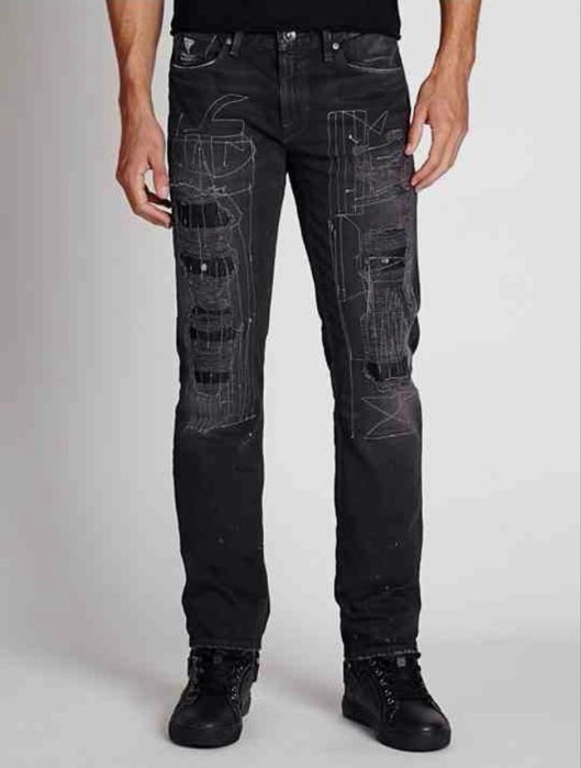 GUESS slim straight/мъжки дънки W33