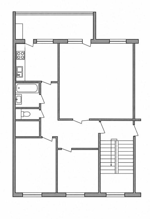 Продается 3-комн Квартира 90 м2, Куйлюк 5-массив (87648)