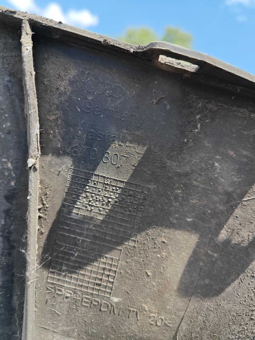 ТОП! Предна S-line Броня Audi A5 8T черна оборувана