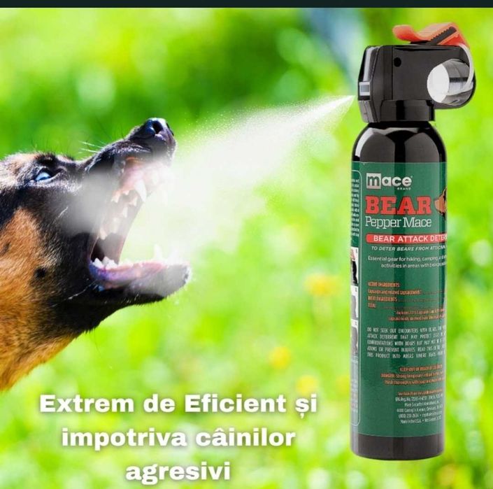 Spray Anti URS Camping Drumetie , Butelie Spray 260ml JET puternic până la 10m ( valabil până la 06.2029)