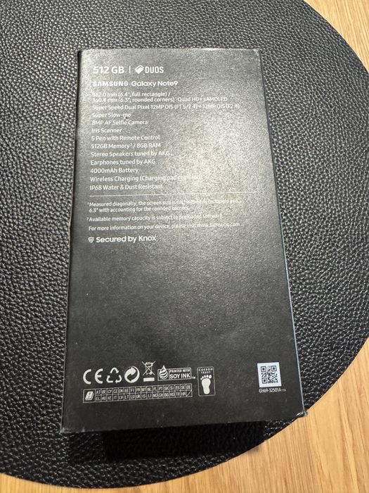 Vand Samsung Galaxy Note 9 Duos