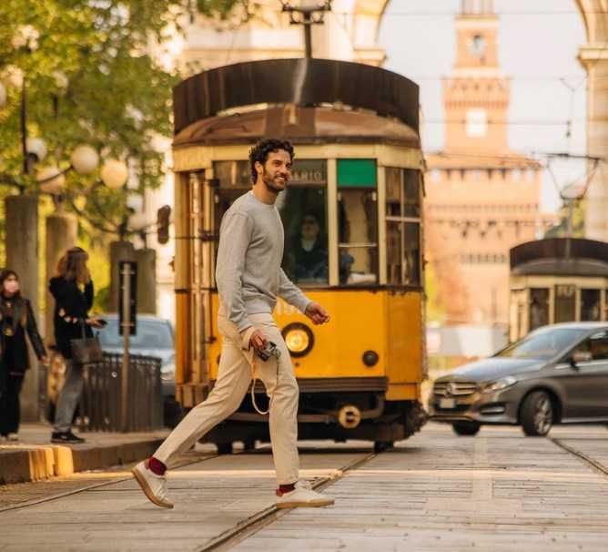 Pantofi sport casual 43 44 lucrati manual Pantofola D'Oro NOI piele