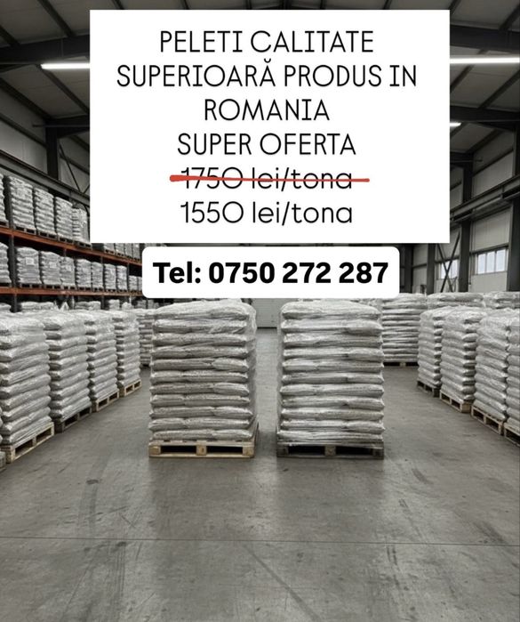 PELETI calitate superioară fabricat in Romania