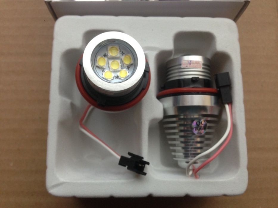 Енджъл айс БМВ Е39 М5 бял BMW E60 M5 до фейслифт 60W 530 М пакет ЛЕД М