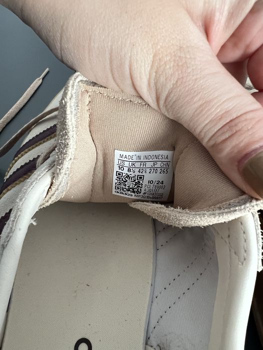 Sneaker low 'Gazelle Bold' Adidas Orginals pe Ecru