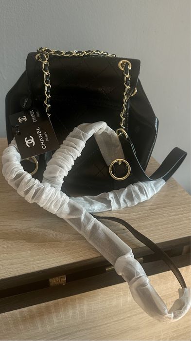 Кожаный мини рюкзак под Chanel новый
