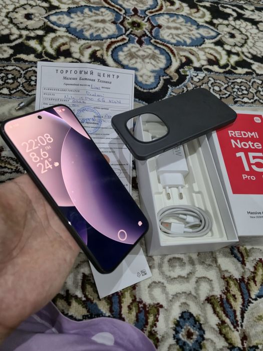 Redmi not 15 pro 5g idyal yangi