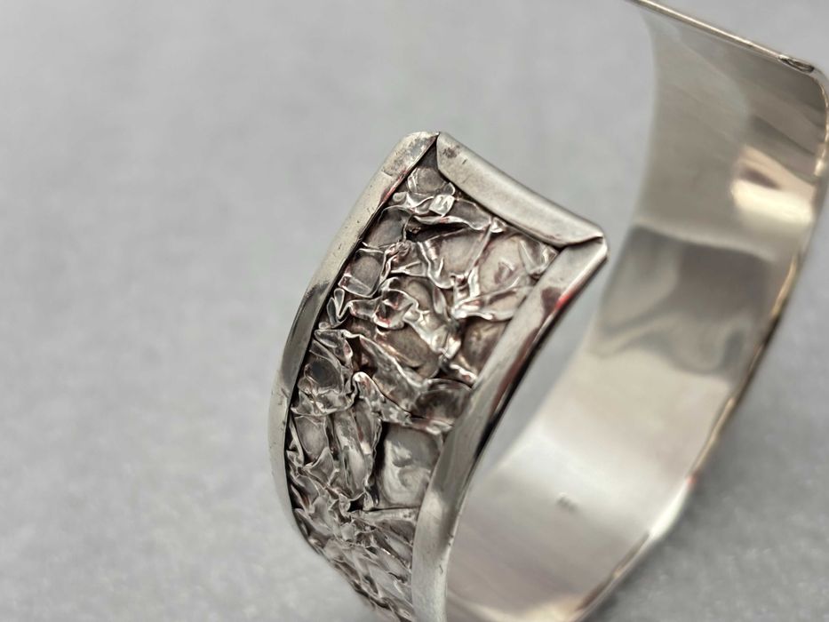 Единствена! Сребърна Гривна (проба 925)-30,73 гр., ръчна изработка