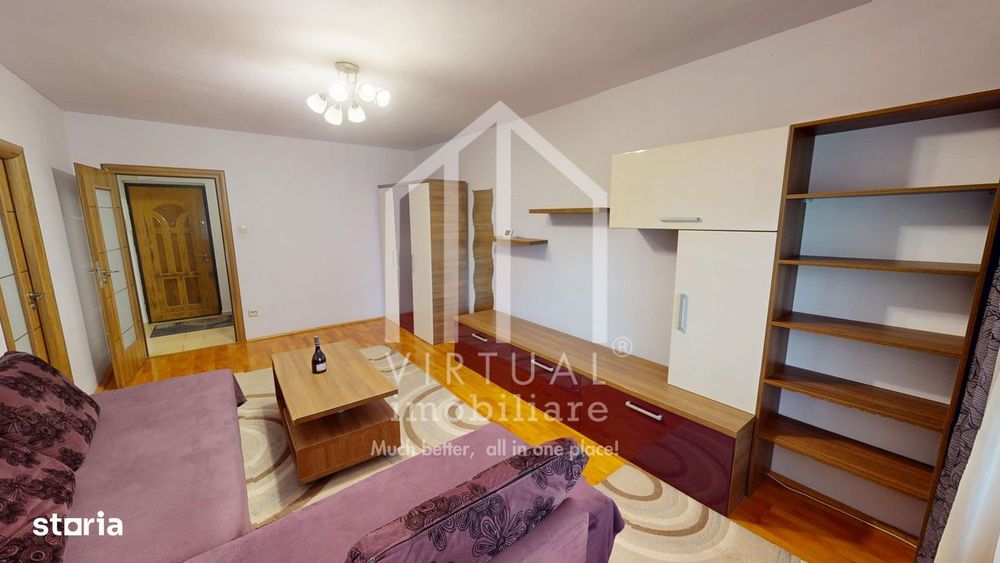 Apartament de vanzate in Sibiu cu 2 camere mobilat, bloc cu lift