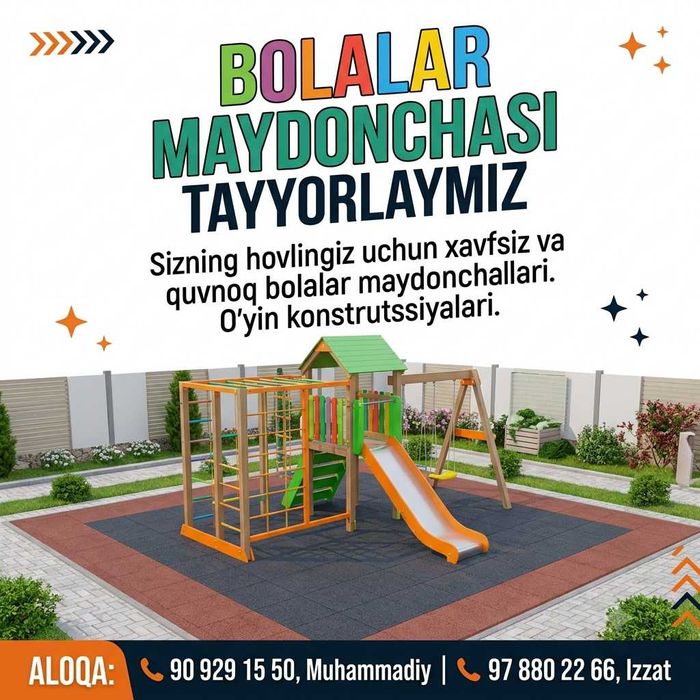 воркоут ищлаб чиқарамиз
