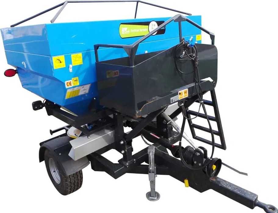 Masina de imprastiat ingrasaminte , MIG (azot) tractat