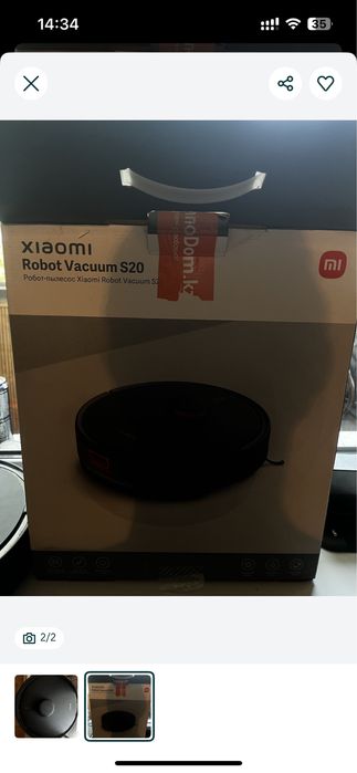робот-пылесос Xiaomi Robot Vacuum S20
