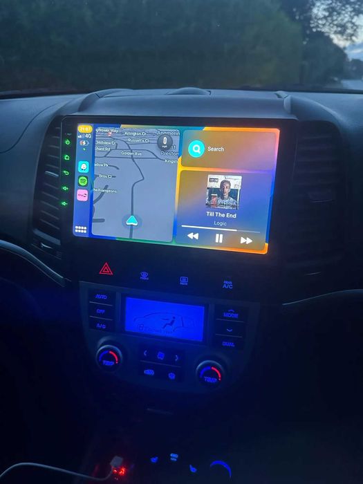 Navigatie GPS Android Hyundai Santa Fe 2 - QLed CarPlay DSP