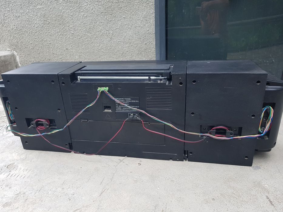 Radiocass dublu cu orgă lumini