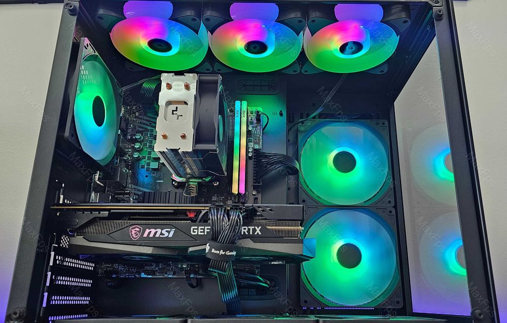 Гаранция! RTX 3060ti, Ryzen 5 5600, 16GB RAM, 650W, Геймърски компютър