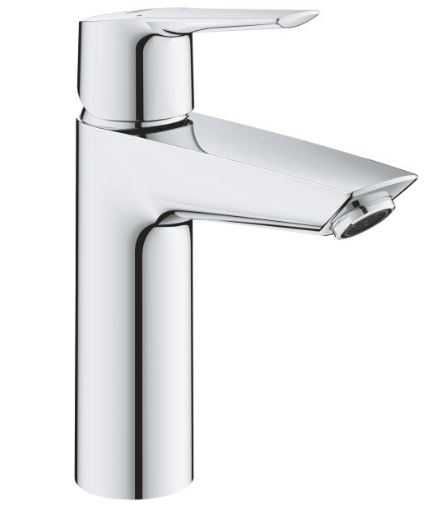 Baterie lavoar GROHE Start 24204002, crom, economisire apă, ventil Push-Open, 19 cm