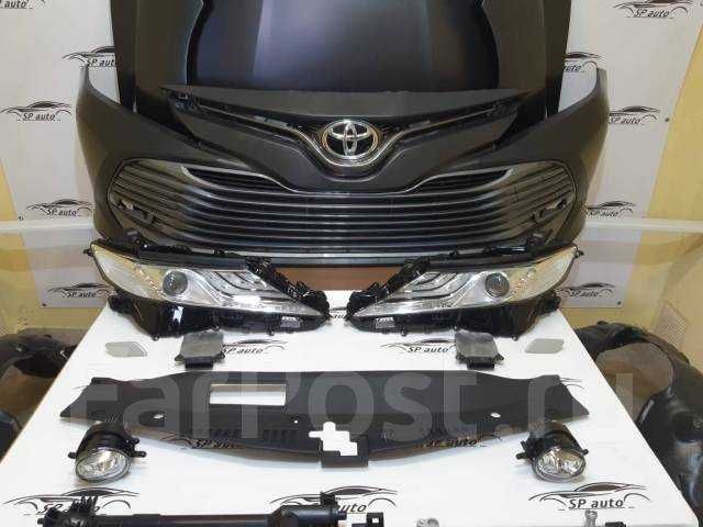 бампер капот крыло телевизор решетка фара Camry камри 70