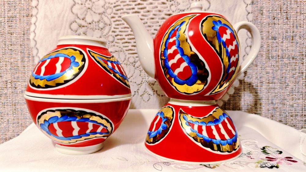Песочное.Чайный сервиз СССР