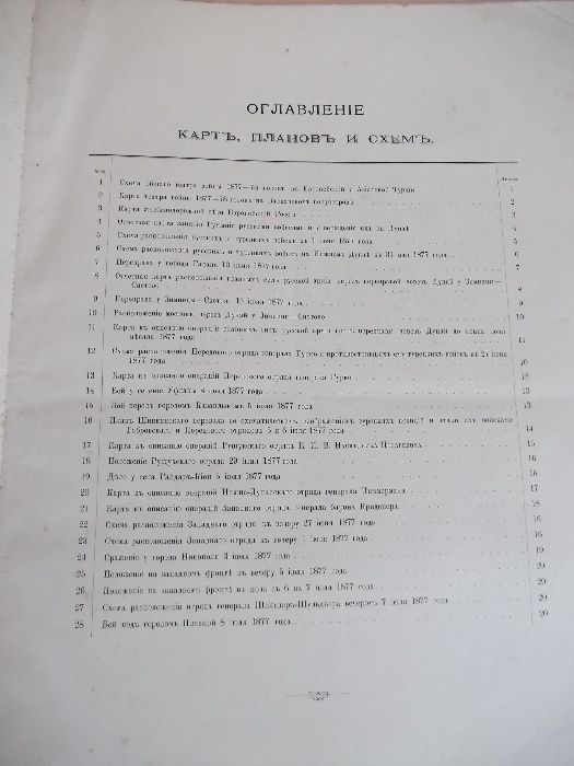 Книга"Атласъ русско-турецкой войны 1877-78 . Выпуск I и II"