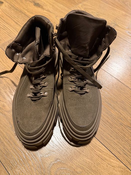 Ghete Zara, kaki, mărimea 40