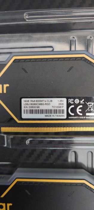 Kit RAM DDR5 Lexar THOR RGB 32GB (2x16GB) 6000MHz CL38