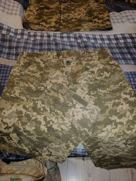 Маскировъчен компл. - подсилена пол. куртка и такт. панталон +горнище