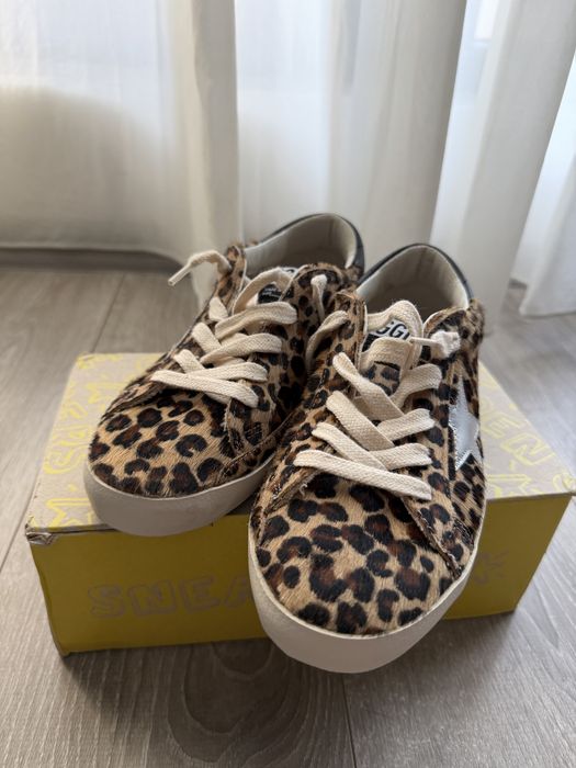 Golden Goose Super Star Animal Print Leopard
