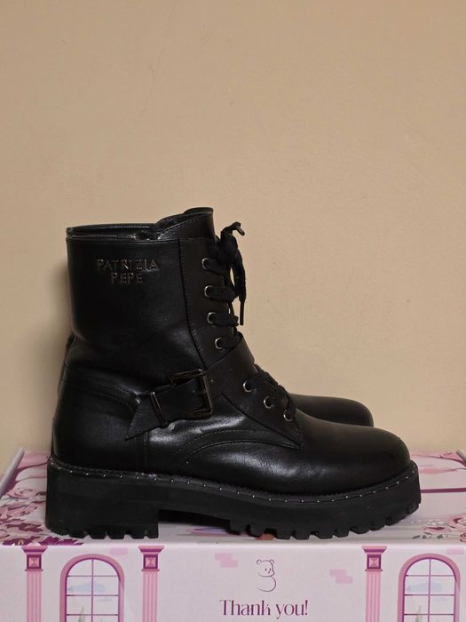 Patrizia Pepe оригинални дамски боти от естествена кожа