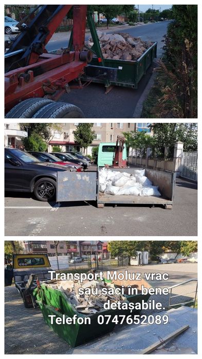Transport moloz bene detașabile Brăila