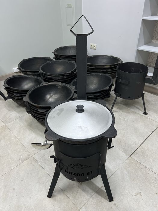 Казан Чугунный Ошак Печь