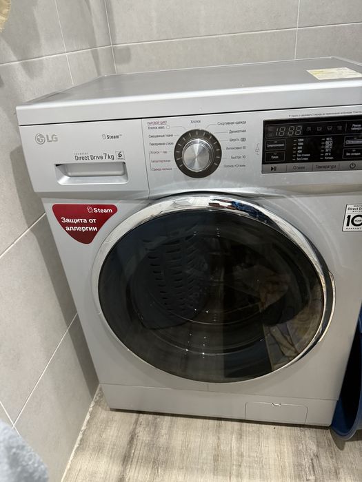 Стиральный машина LG до 7кг хорошый состояния скидка будет договоримся