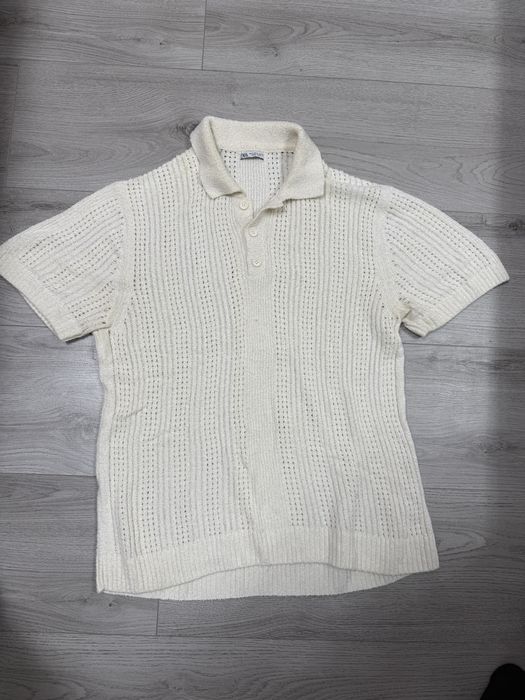 Плетена тениска Zara XL