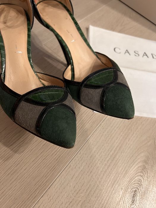 Casadei туфли, замша, классика