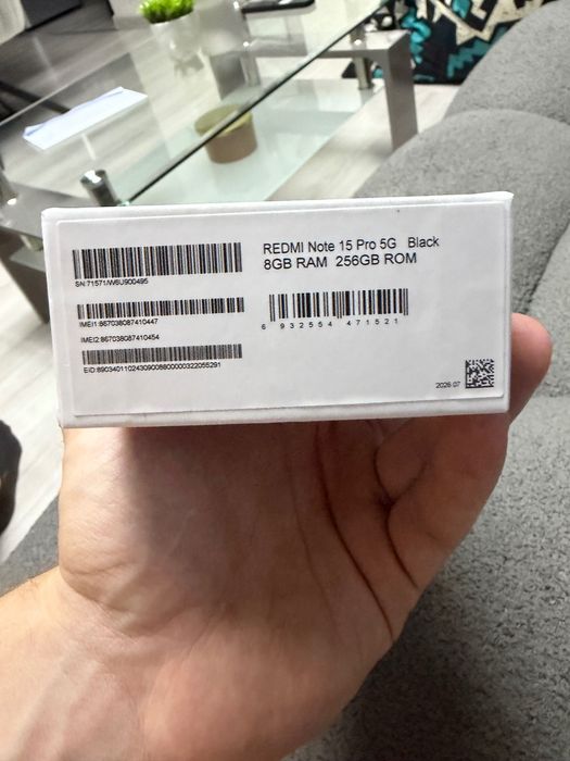 Xiaomi Redmi Note 15 Pro 5G 8GB/256GB Black