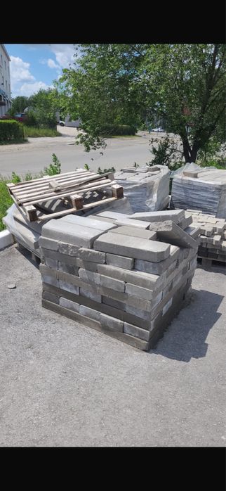 Продам брусчатку и бордюры, новые
