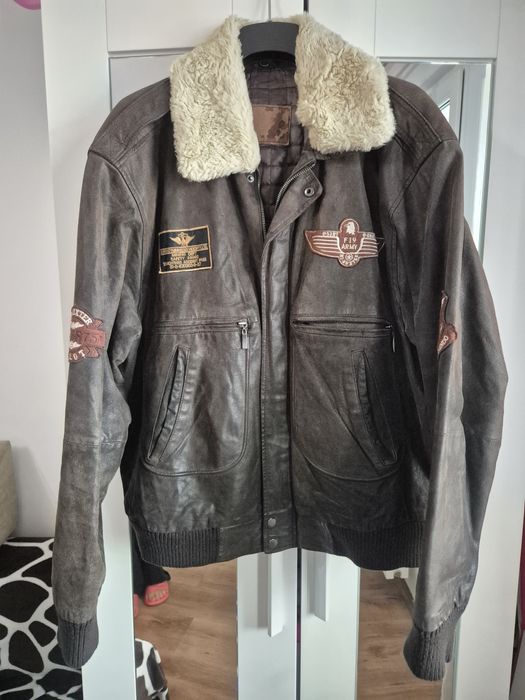Jacheta piele pilot