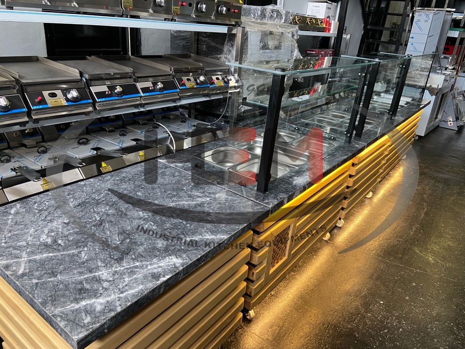 Linie Autoservire (Vitrina Calda-Vitrina Rece-Casier) ÎN STOC