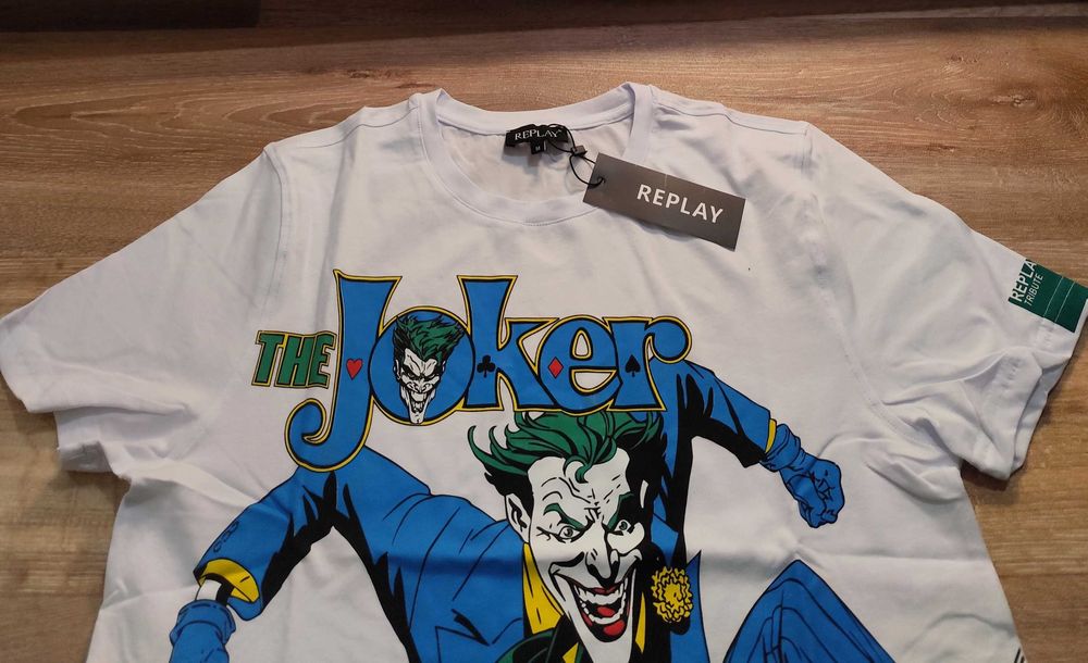 Мъжка фланелка тениска блуза Joker replay