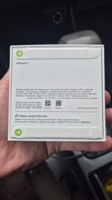 AirPods 4 оригинал ашылмаган