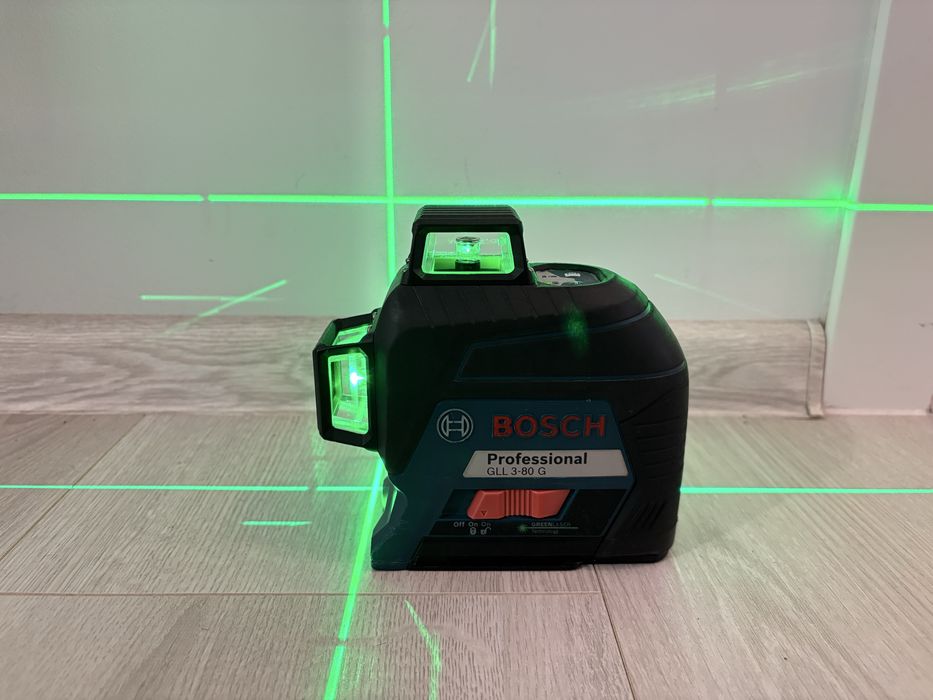 Nivela Laser Bosch GLL 3-80 G laser Verde